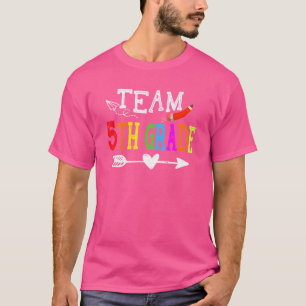 Camiseta Equipe 5º Ano Coração Volta às Aulas Professor Al