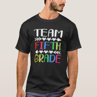 Camiseta Equipe 5º Ano De Volta Para Professores Engraçados