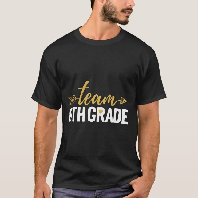 Camiseta Equipe 6º Ano Olá Equipe do 6º Ano Professora (Frente)