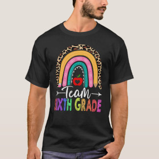 Camiseta Equipe 6º Sexto Ano Professor Arco-íris Leopardo C