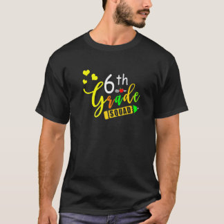 Camiseta Equipe 6º Sexto Ano Squad Professor Volta às Aulas