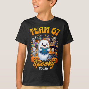 Camiseta Equipe 67 Esquadrão Assustador Divertido Seis Sete