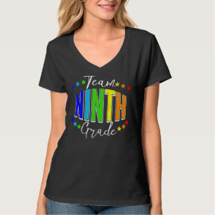 Camiseta Equipe 9º ano de boas-vindas de volta à escola do