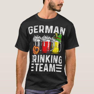 Camiseta Equipe alemã de Bebendos - Alemanha Flag Vintage O