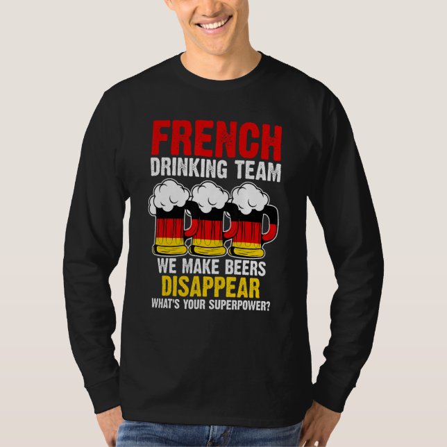 Camiseta Equipe alemã de bebida torna equipe alemã de bebid (Frente)