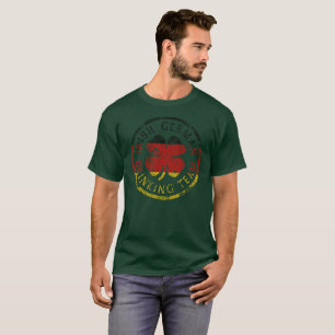 Camiseta Equipe alemão irlandesa do bebendo da bandeira