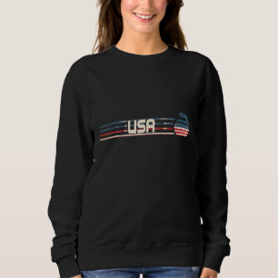 Camiseta Equipe Americana Curling Rock Jer Sey Vintage Wint