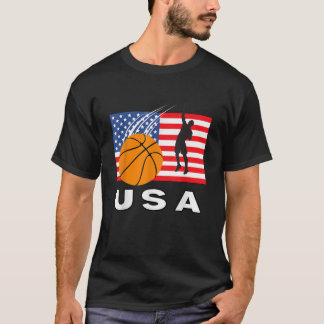 Camiseta Equipe Americana de basquete masculina de basquete