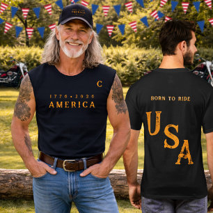 Camiseta Equipe America's 250th Born To Ride