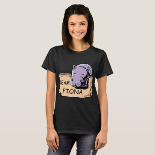 Camiseta Equipe anca Fiona de Fiona do hipopótamo do bebê
