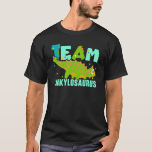 Camiseta Equipe Ankylosaurus Futuro Paleontólogo Dinossaur