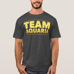 Camiseta Equipe Aquaria - Efeito Dourado de Letoração