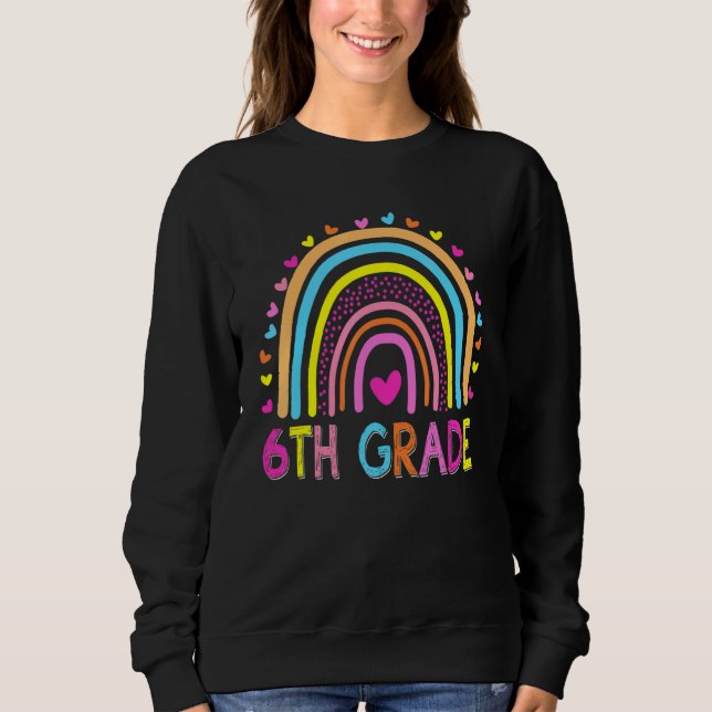 Camiseta Equipe Arco-íris 6º Sexto Ano Volta às Aulas Profe (Frente)