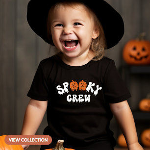 Camiseta Equipe Assustadora de Halloween Família Combinante
