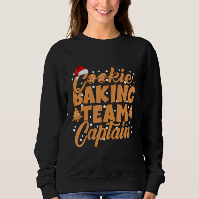Camiseta Equipe Baking Cookie Capitão Gingerpão Natal (Frente)