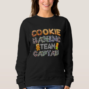 Camiseta Equipe Baking de Cookie Capitão Gingerbird Natal F