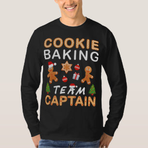 Camiseta Equipe Baking de Cookie Capitão Hilarious Gingerpã