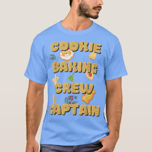 Camiseta Equipe Baking de Cookie Capitão Tester Cute Family
