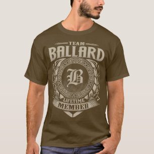Camiseta Equipe BALLARD Membro da Vida Vintage BALLARD Famí