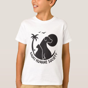 Camiseta Equipe básica de crianças com logotipo KHS em pr