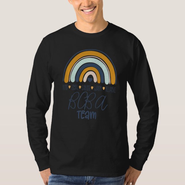 Camiseta Equipe Bcba Boho Arco-Íris Rbt Aba Comportamento A (Frente)