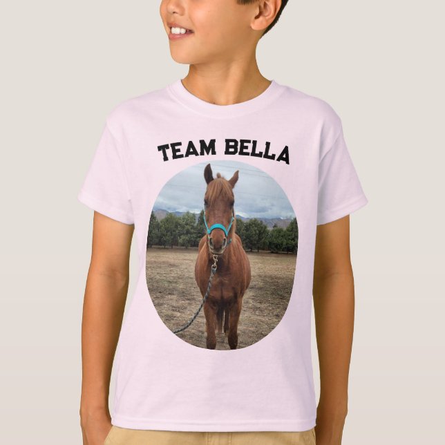 Camiseta Equipe Bella Kids T Shirt (Frente)