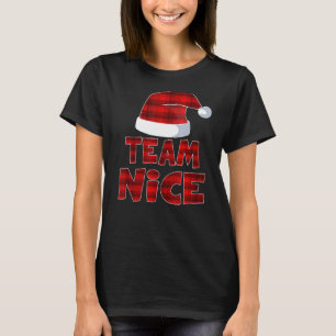 Camiseta Equipe Belos Papais noeis Xadrez Vermelha Claus Na