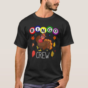 Camiseta Equipe Bingo de Ação de Graças Turca Mulher Ga Men