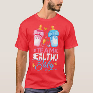 Camiseta Equipe Bonita Sexo Saudável De Bebê Revela Festa B