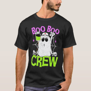 Camiseta Equipe Boo Boo Assistente Médico Roupas de Enferme
