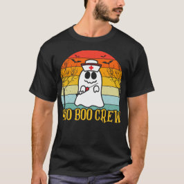 Camiseta Equipe Boo Boo Enfermeira Halloween