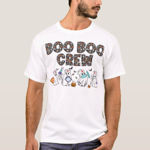 Camiseta Equipe Boo Boo � Enfermeiros Fantasmas Engraçados