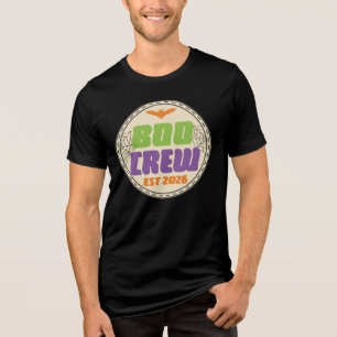 Camiseta Equipe Boo Est 2026 Emblema da Equipe Retro de Hal
