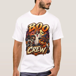 Camiseta Equipe Boo Fantasmas de Halloween