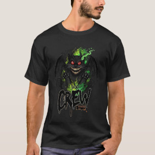 Camiseta Equipe Boo gato preto Halloween gato Roupas de gat