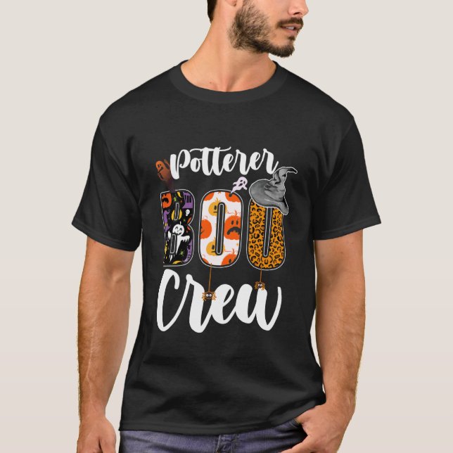 Camiseta Equipe Boo Potterer Halloween Correspondente Putte (Frente)