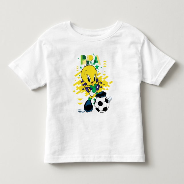Camiseta Equipe Brasil Futebol Gráfico TWEETY™ (Frente)