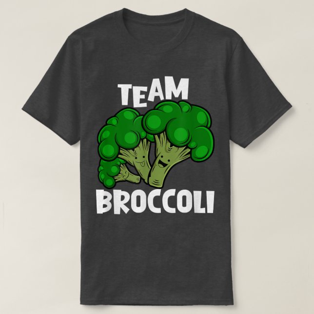Camiseta Equipe Broccoli Vegan Vegetarian Lover (Frente do Design)
