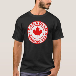 Camiseta Equipe canadense do bebendo
