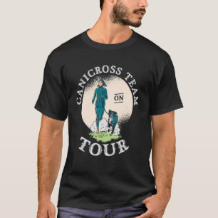 Camiseta Equipe Canicross Na Turnê Cão Em Corrida Esportiva
