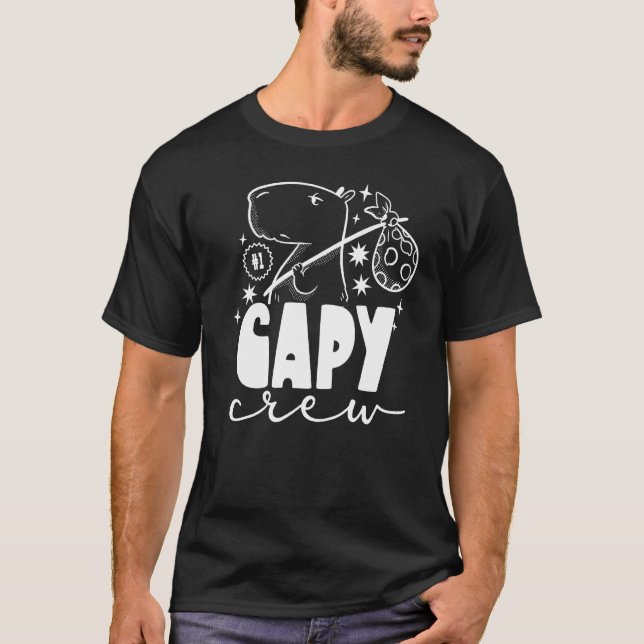 Camiseta Equipe Capivara Animais Capivaras  Roedor Capivara (Frente)
