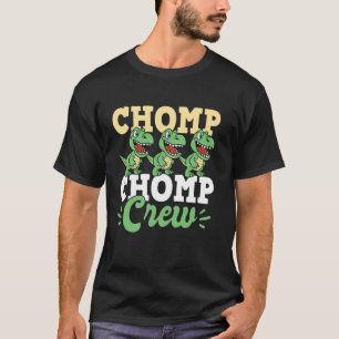 Camiseta Equipe Chomp Chomp Aniversário Dinossauro Dino