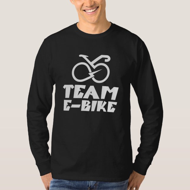Camiseta Equipe Ciclista de Bicicleta Elétrica (Frente)