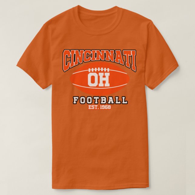 Camiseta Equipe Cincinnati Bengals TShirtCincinnati (Frente do Design)