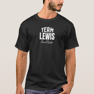 Camiseta Equipe Correspondente Lewis Membro Orud Família Le