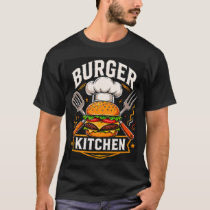 Camiseta Equipe Criativa da Cozinha de Hambúrgueres 🍔 Pess