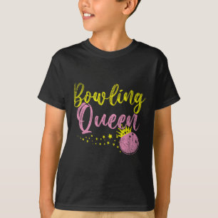 Camiseta Equipe da boliche Rainha Mulheres Meninas Crianças