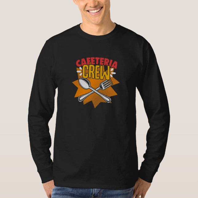 Camiseta Equipe da Cafeteria Senhora do Almoço Funcionária  (Frente)