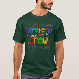 Camiseta Equipe da Cafeteria Senhoras do Almoço Rock Trabal