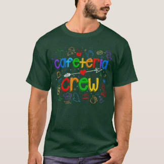 Camiseta Equipe da Cafeteria Senhoras do Almoço Rock Trabal